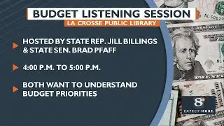 Jill Billings and Brad Pfaff budget listening session