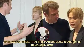 Jimin was surprised that this man suddenly grabbed his hand, ARMY OMG