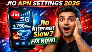 Jio New APN Settings 2026 ✅ | Fix Jio Network & Slow Internet Problem | Boost 4G/5G Speed 💯