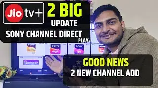 Jio Tv Plus Sony Channel Direct Play | Add 2 New Channel 