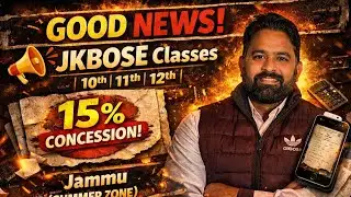 #JKBOSE-classes 10th/11th/12th#15%Relaxation #Hot News for students 