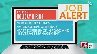 Job Alert: Holiday hiring