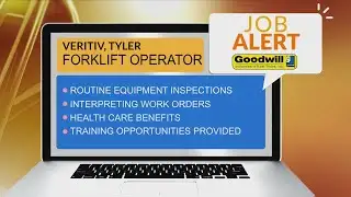 JOB ALERT: Veritiv in Tyler needs a Forklift Operator