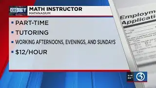 JOBS FOR CT: Math instructor