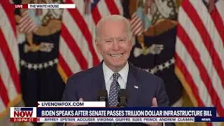 Joe Biden celebrates 1 trillion infrastructure bill passage