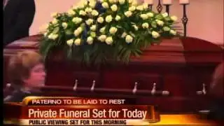 Joe Paterno funeral today