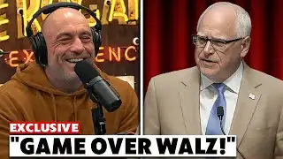 Joe Rogan SHOCKS Viewers After Confronting Tim Walz LIVE