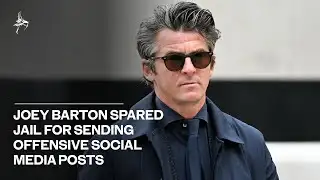 Joey Barton spared jail for sending offensive social media posts