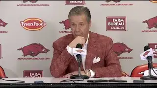 John Calipari Postgame Press Conference – Arkansas 85, LSU 81