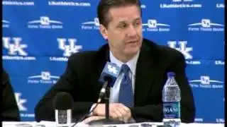 John Calipari Press Conference : New Kentucky Coach