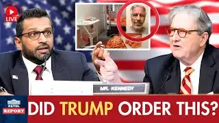 John Kennedy Asks Kash Patel Point Blank If Trump Ordered Epstein Files Buried