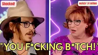 Johnny Depp ERUPTS LIVE On The View After Viral Clash With Joy Behar