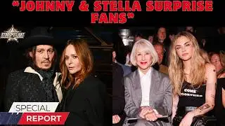 Johnny Depp & Stella McCartney’s Rare Public Pairing Shocks Fans