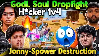 Jonathan Is Back🐐 Wiped Soul In Drop Clash🚀 Spower Shocking 1v4🥵