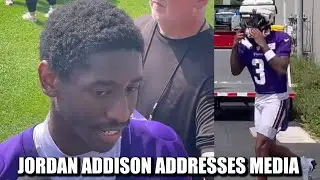Jordan Addison Addresses the Media: "I Own Up to Everything"