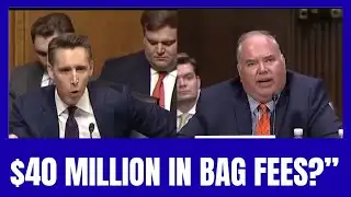  Josh Hawley Confronts Frontier CEO Over Gate Agent Bag Fee Incentives.