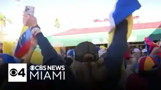Joy and tears as South Florida Venezuelans react to Maduro