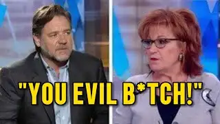 Joy Behar KICKED OFF The View After Brutal Humiliation by Russell Crowe
