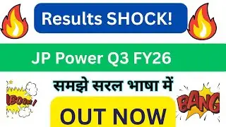 JP Power Q3 Results SHOCK! 📉 Huge Profit Drop but Stock Surging? (Analysis)