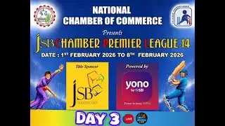 JSB CPL - CHAMBER PREMIER LEAGUE | SEASON 14 | DAY 3 #live