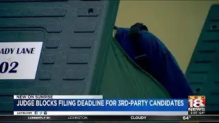 Judge Blocks Filing Deadline For 3rd-Party Candidates