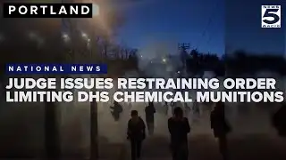 Judge issues restraining order limiting DHS chemical munitions outside Portland ICE site
