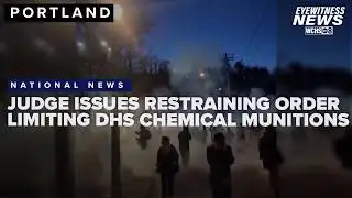 Judge issues restraining order limiting DHS chemical munitions outside Portland ICE site