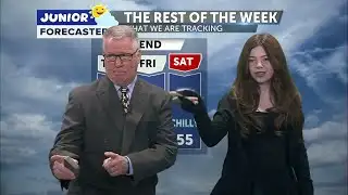 Junior Forecaster, Amelia who is in 7th Grade at High Desert Middle School