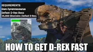 Jurassic Blocky FASTEST Way To Get D-REX (ALL TIPS)