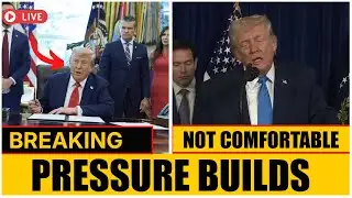 Just 1mint Ago:Trump Under Pressure During Heated Press Conference