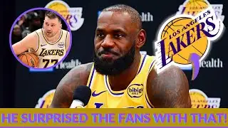 JUST ANNOUNCED! LEBRON JAMES MAKES POWERFUL DECLARATION ABOUT LUKA DONCIC! LAKERS NEWS TODAY!