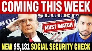JUST IN! $5,181 Social Security Check COMING THIS WEEK | SSA SSI SSDI Payments Update