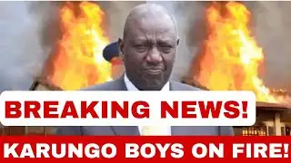 JUST IN! ACK KARUNGO BOYS REPORTED ON FIRE..PARENTS WORRIED