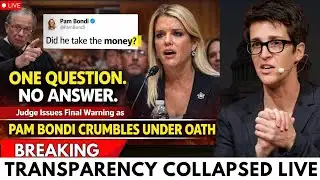 JUST IN: Judge Issues Final Warning as Pam Bondi Crumbles Under Oath