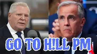 JUST IN: Mark Carney BREAKS DOWN IN TEARS After Doug  Ford SLAMS EV Mandate 