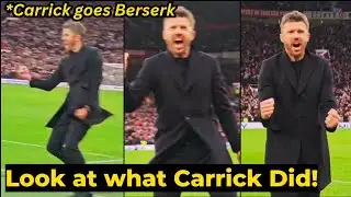 Just Look at what Michael Carrick DID after Benjamin Sesko winning Goal vs Fulham