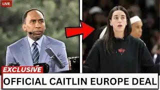 JUST NOW:Stephen A. Smith Confirms Caitlin Clark’s $100M Europe Move — WNBA Exit!