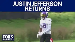 Justin Jefferson returns to Vikings practice