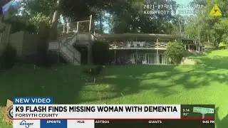 K9 Flash finds missing woman