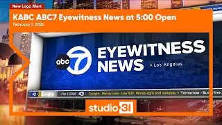 KABC ABC7 Eyewitness News at 5:00 Open, 2/1/2026 (New Logo)