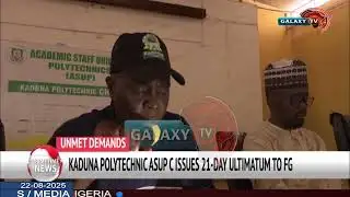 KADUNA POLYTECHNIC ASUP ISSUES 21 DAY ULTIMATUM TO FG