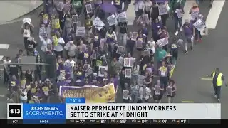 Kaiser Permanente union workers set to strike at midnight