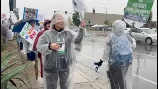 Kaiser Permanente workers strike for better pay and patient safety