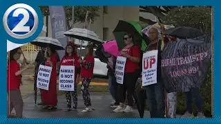 Kaiser workers rally for higher pay, contract talks continue