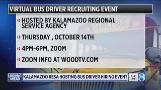 Kalamazoo RESA hosting hiring event for bus drivers