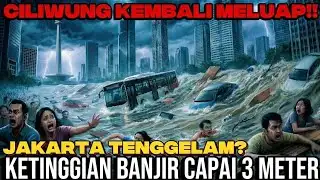 KALI CILIWUNG KEMBALI MELUAP ‼️ KETINGGIAN HINGGA 3 METER 
