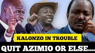 Kalonzo in tears as Rigathi delivers BAD NEWS through Gakuya 