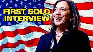 Kamala Harris’ first solo network interview as 2024 candidate