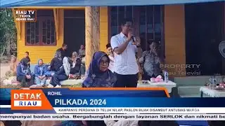 KAMPANYE PERDANA DI TELUK NILAP, PASLON BIJAK DISAMBUT ANTUSIAS WARGA