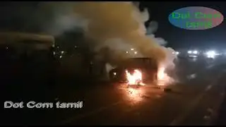 Kanchi -Maduranthakam Car  Fire 01